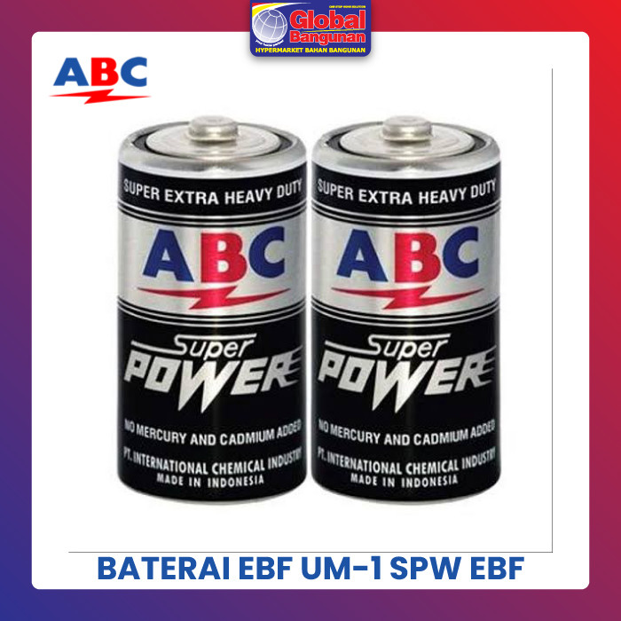 BATERAI EBF UM-1 SPW EBF 2pcs - ABC - globalbangunan Store
